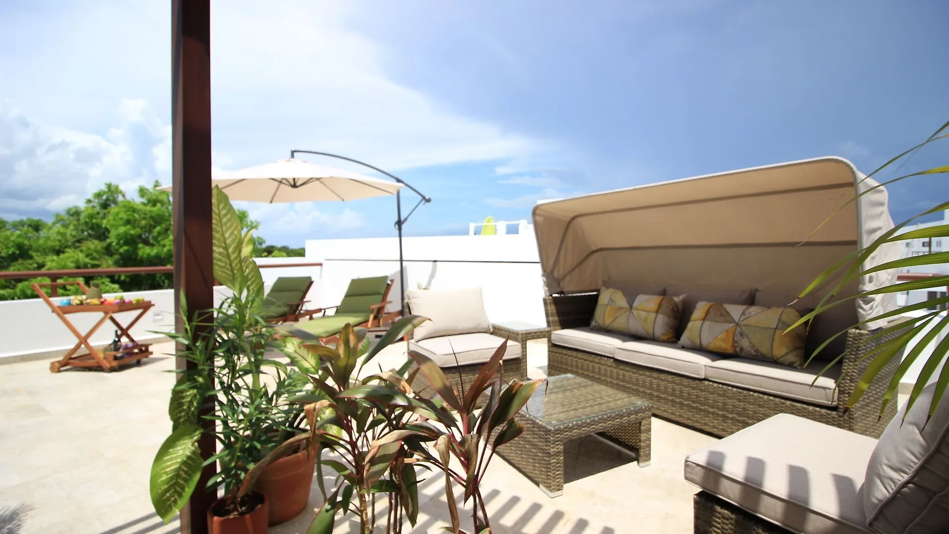شقة Penthouse Panoramic View By Olahola أكومال المكسيك